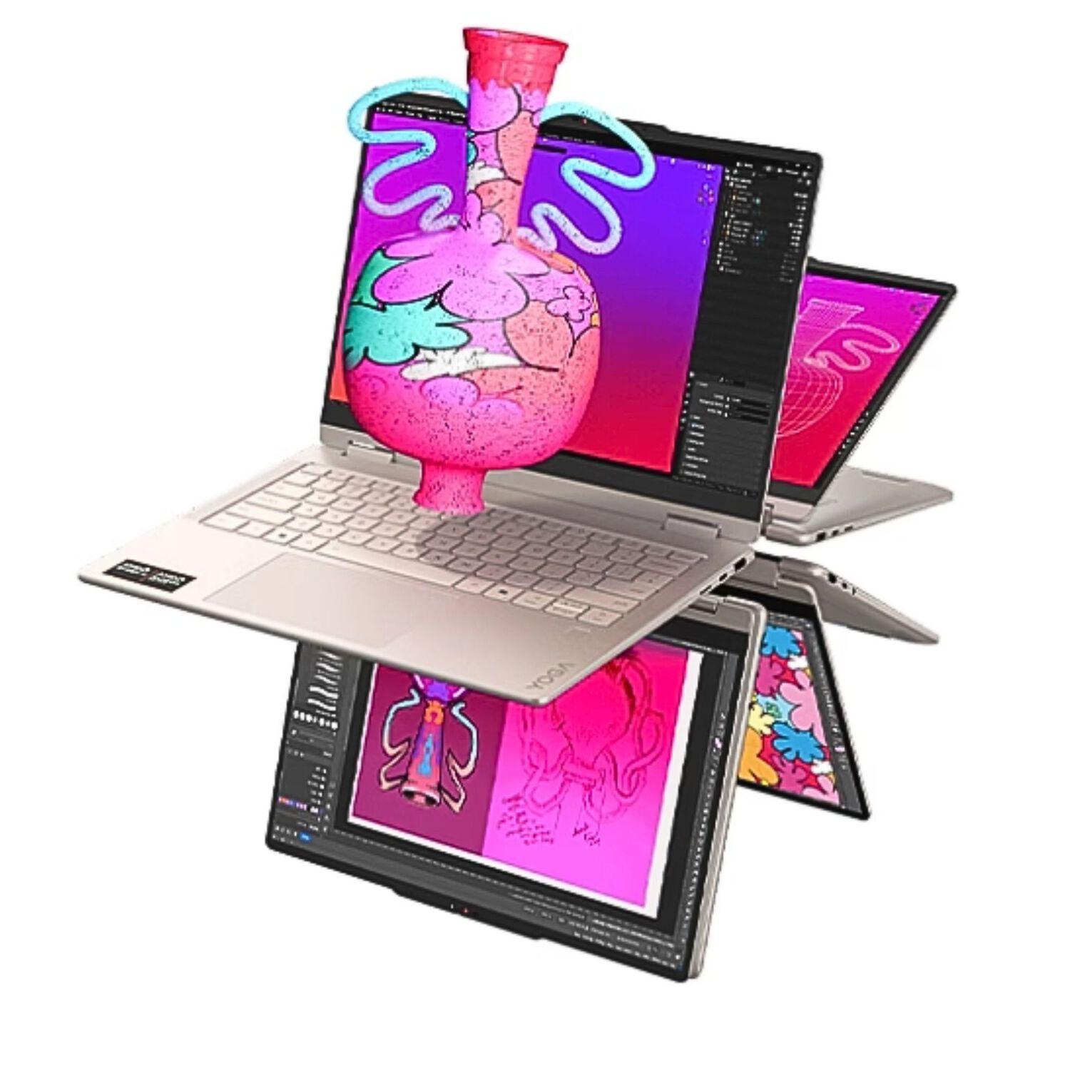 Notebook Lenovo Yoga 2 En 1 Amd Ryzen 7 32gb Ram 1tb Ssd 14" image number 5.0