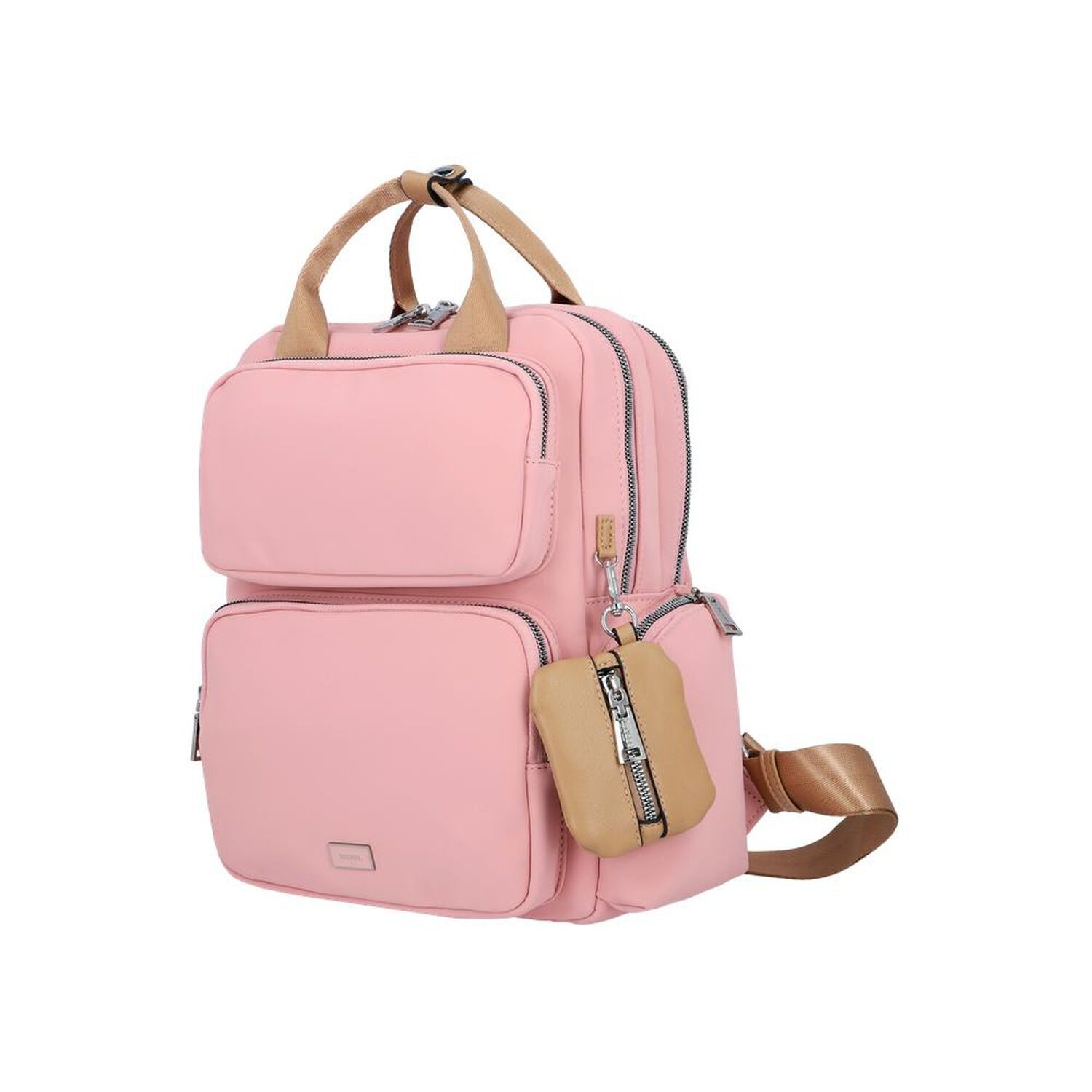 Mochila Secret Orlando St6 M Rosado image number 1.0