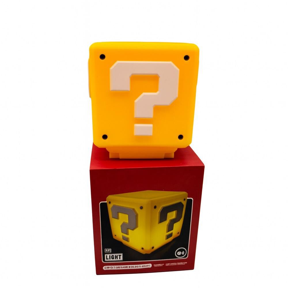Lámpara Luces Mario Bros Nintendo Cubo Led Gamer Con Sonido image number 2.0