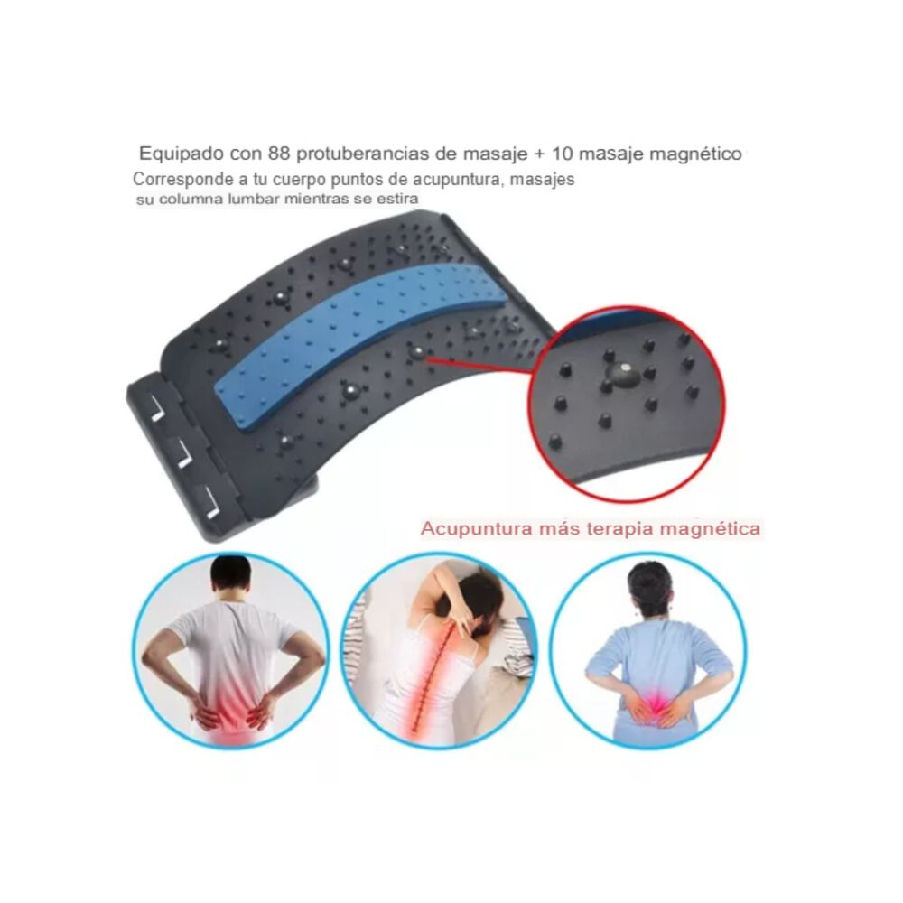 Masajeador Lumbar Corrector De Espalda Estiramiento Premium image number 3.0
