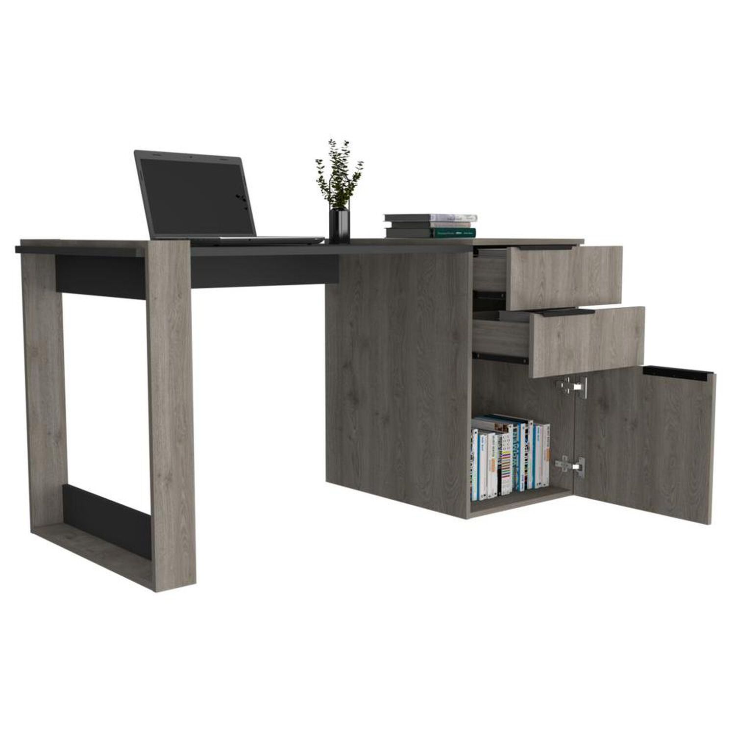 Escritorio Tuhome Office / 1 Puerta / 2 Cajones image number 0.0