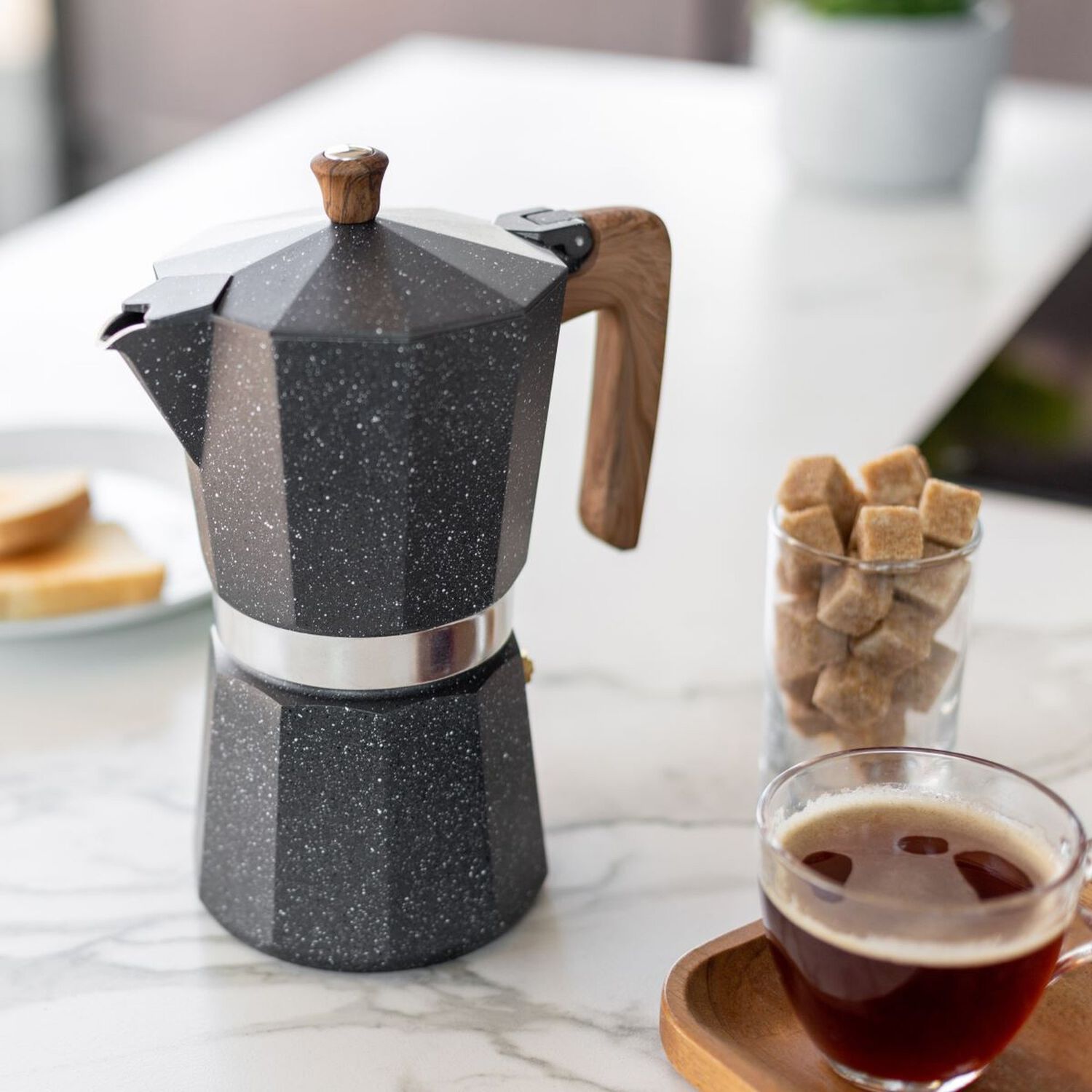 Cafetera Italiana Simple Cook Volterra 9 Tazas image number 4.0