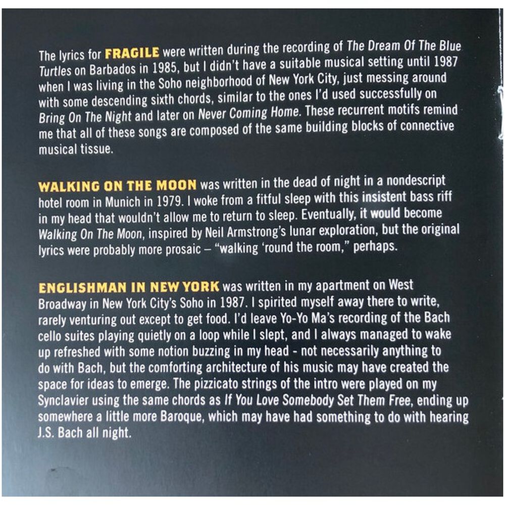 Sting - My Songs (digipack) | Cd image number 9.0