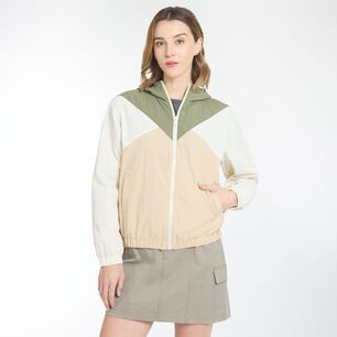 Cortaviento Cuello Alto Con Capucha Mujer Ocean Pacific