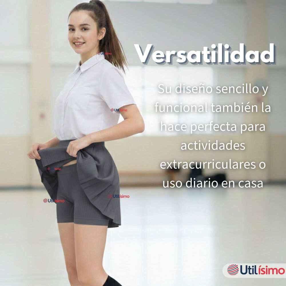 Pack 3 Calzas Cortas Escolar Pata Deportivas Juvenil Color Gris image number 7.0