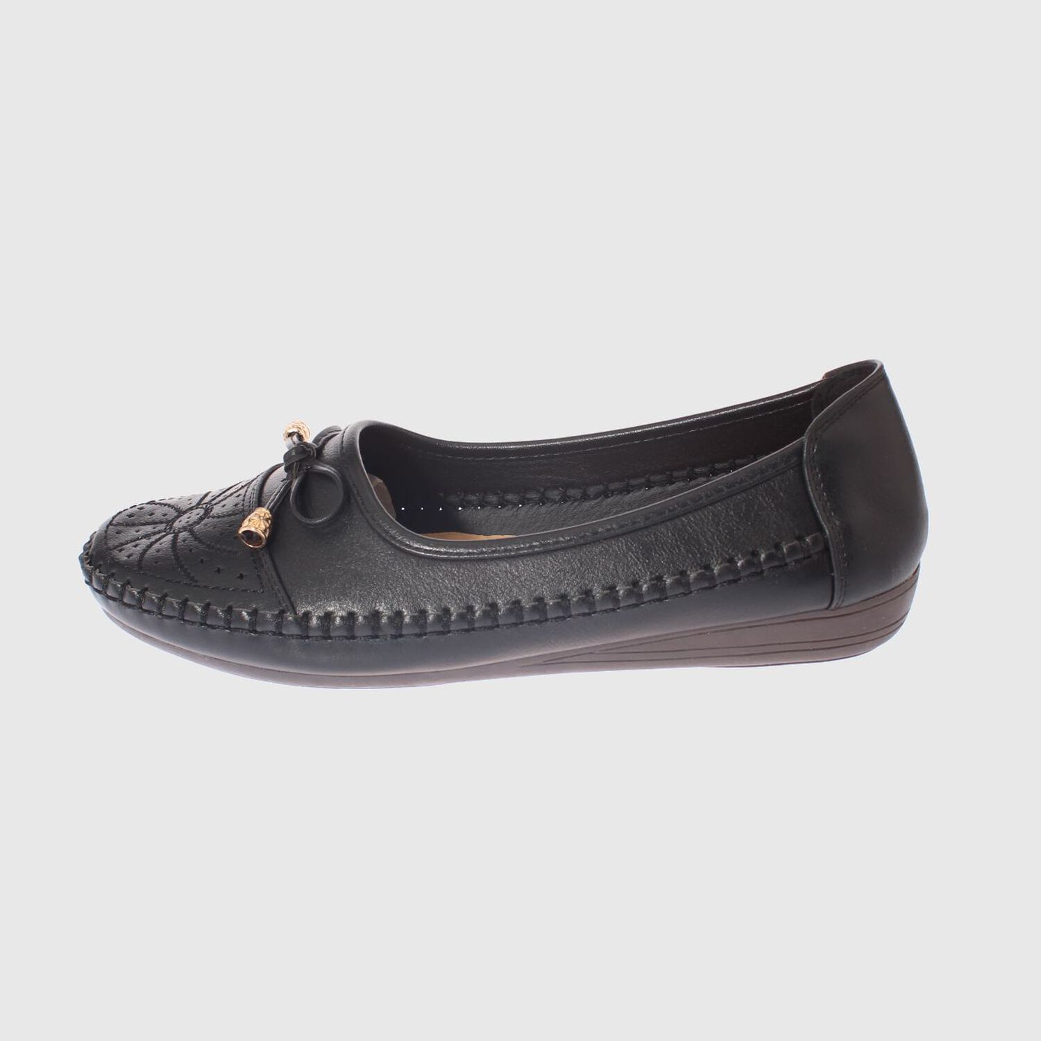 Mocas&iacute;n Negro Modelo Italiano Art. 5ask64237black image number 1.0