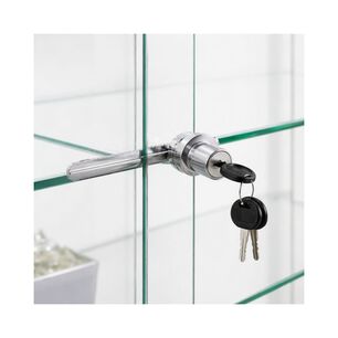 Chapa Cerradura De Vitrina Dgm/ Mod. D-22 Poli