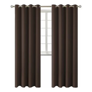 Cortina Blackout Marrón 140x220 Cm 100% Poliéster Opaca
