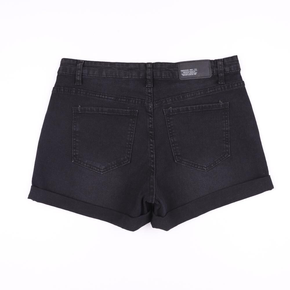 Short Botones Frontales Tiro Alto Mom Mujer Freedom image number 1.0