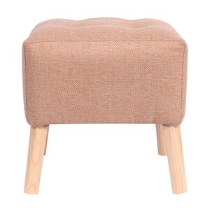 Pouf Alemania Beige Omega 42x42x43 Cm M&aacute;xima Design