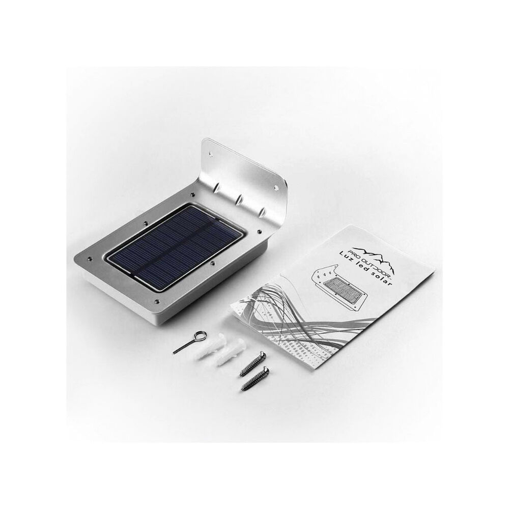 Aplique Solar Con Sensor De Movimiento Contra Agua image number 1.0
