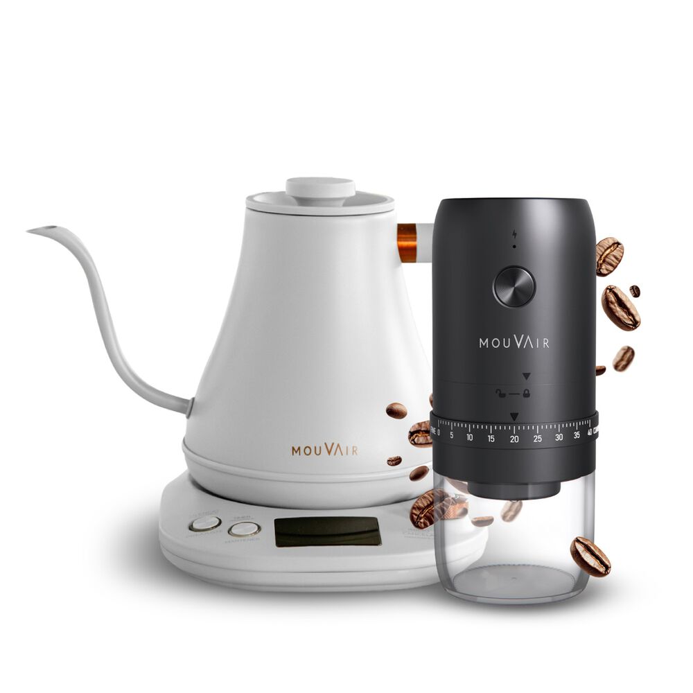 Pack Hervidor Inteligente Mouvair Swan + Molinillo De Caf&eacute; El&eacute;ctrico image number 0.0