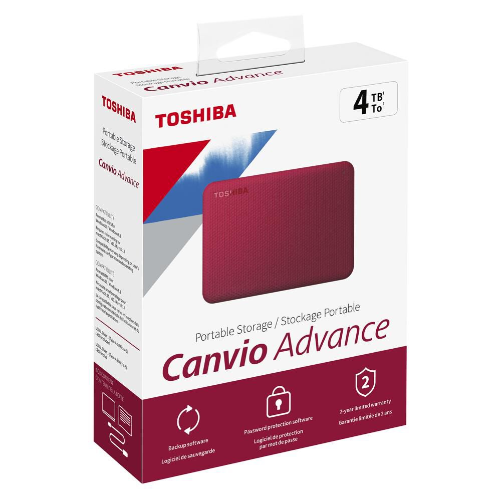 Disco Duro Portátil Toshiba Canvio Advance V10 4 TB image number 7.0