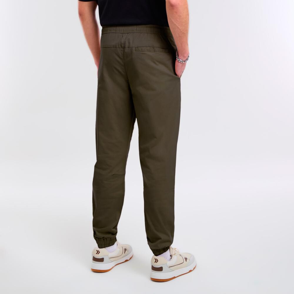 Pantalón Liso Tiro Medio Slim Hombre Skuad image number 2.0