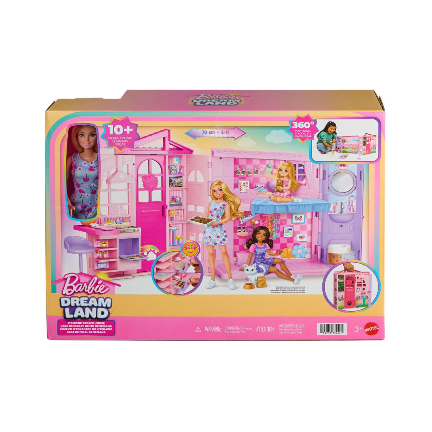 Set Casa De Mu&ntilde;eca Barbie image number 5.0