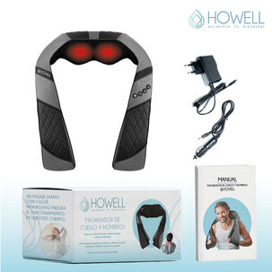 Masajeador De Cuello Espalda Howell Cervical V3 Cuero