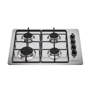 Encimera A Gas 4 Platos Encendido Autom&aacute;tico Km4nx Inox