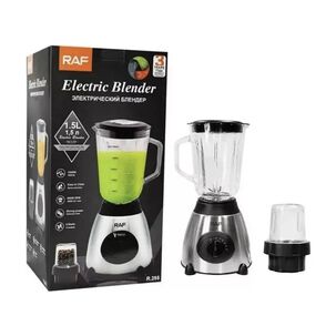 Licuadora Juguera Vidrio 2 En 1 Acero Inoxidable Picadora