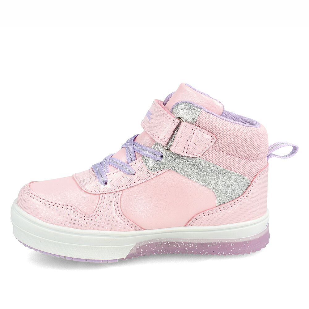 Zapatilla Niña Bubblegummers Luces Neon Rosado-lila image number 1.0
