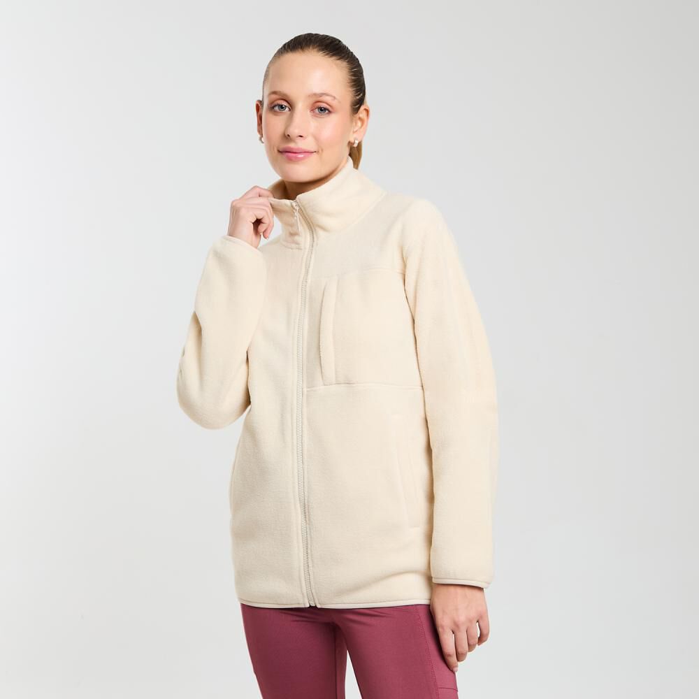 Polerón Deportivo Cuello Alto Mujer Wetland image number 2.0