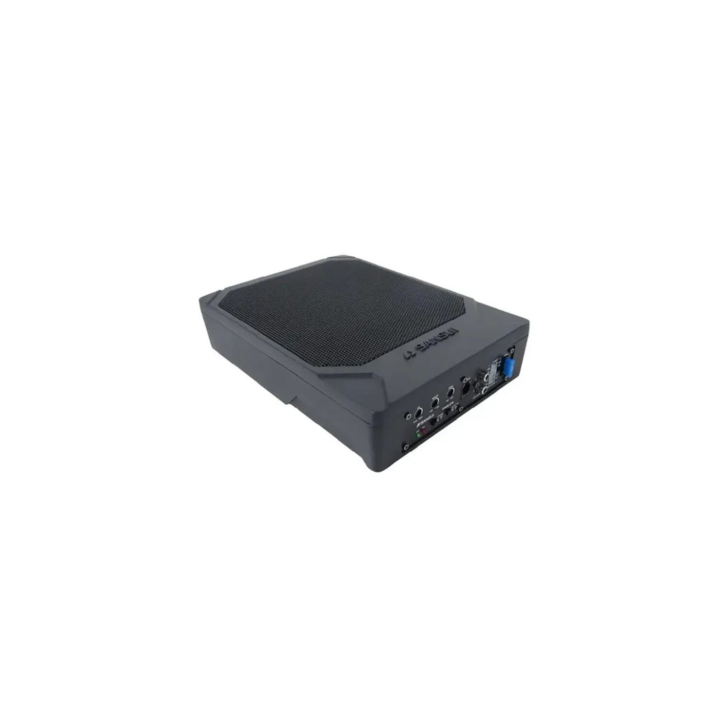 Subwoofer Amplificado Sansui 100rms Ultraplano Controlador Color Negro image number 0.0