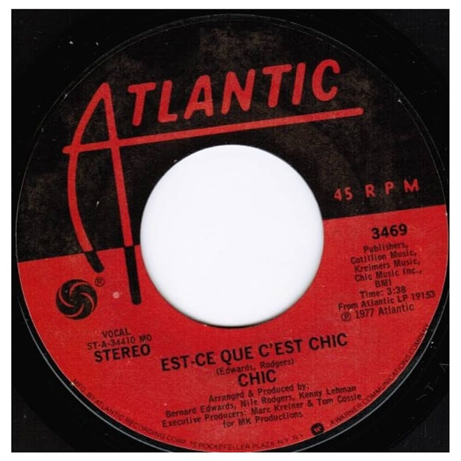 Chic - Everybody Dance | 7" Single Vinilo Usado image number 1.0