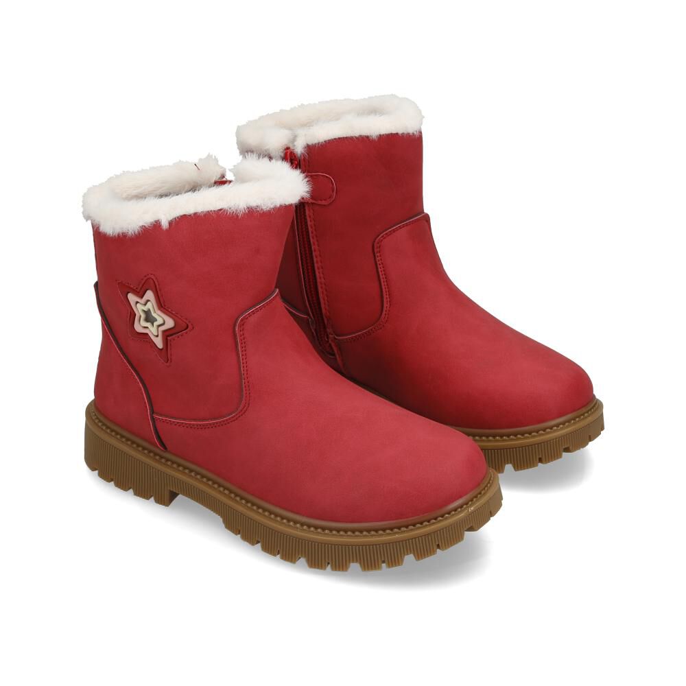 Bota Infantil Topsis Burgundy image number 1.0