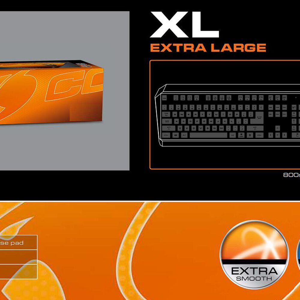 Mouse Pad Cougar Arena X Orange Gaming Extended Edition image number 9.0