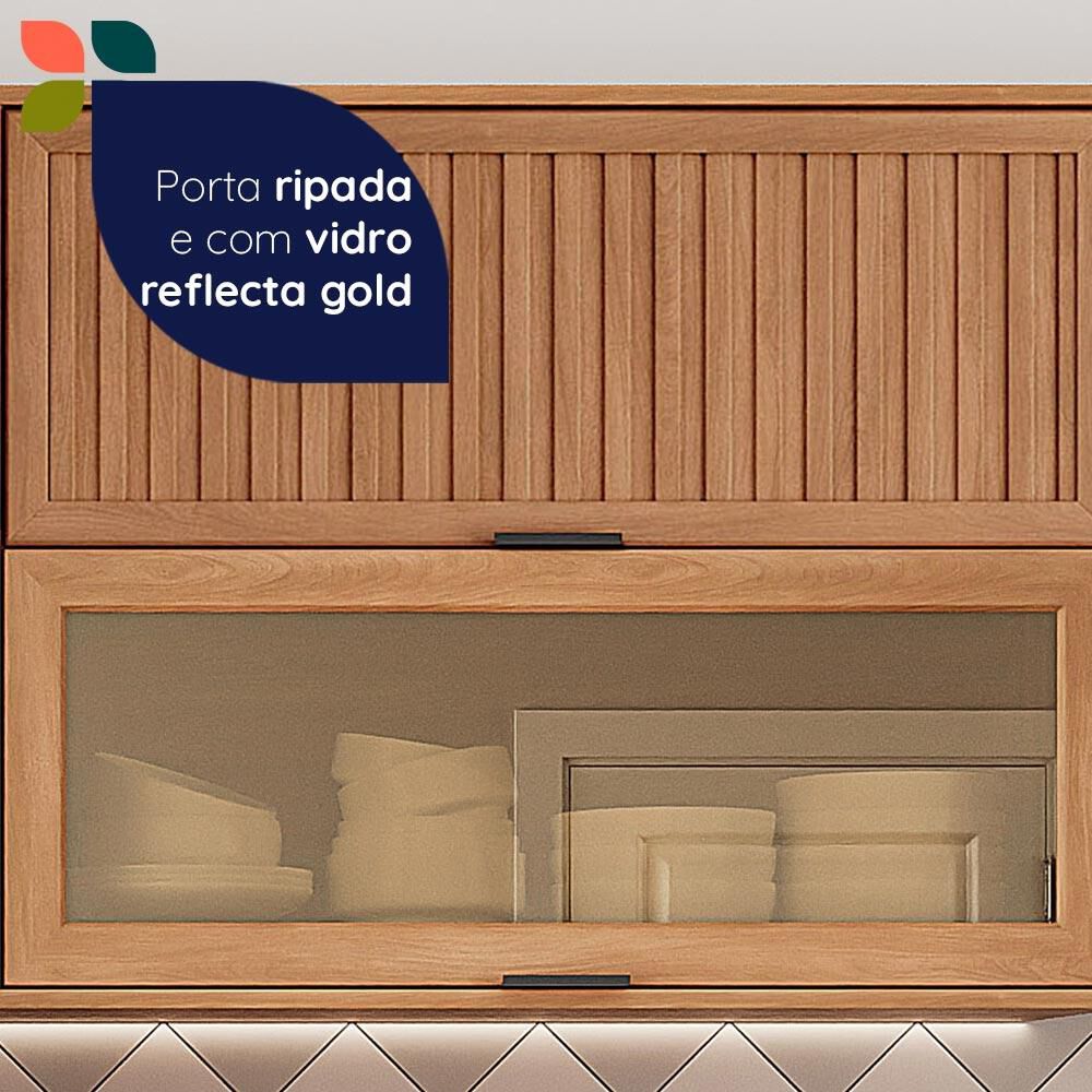 Mueble De Cocina Roca A&eacute;reo Casta&ntilde;a Modular / 2 Puertas image number 7.0