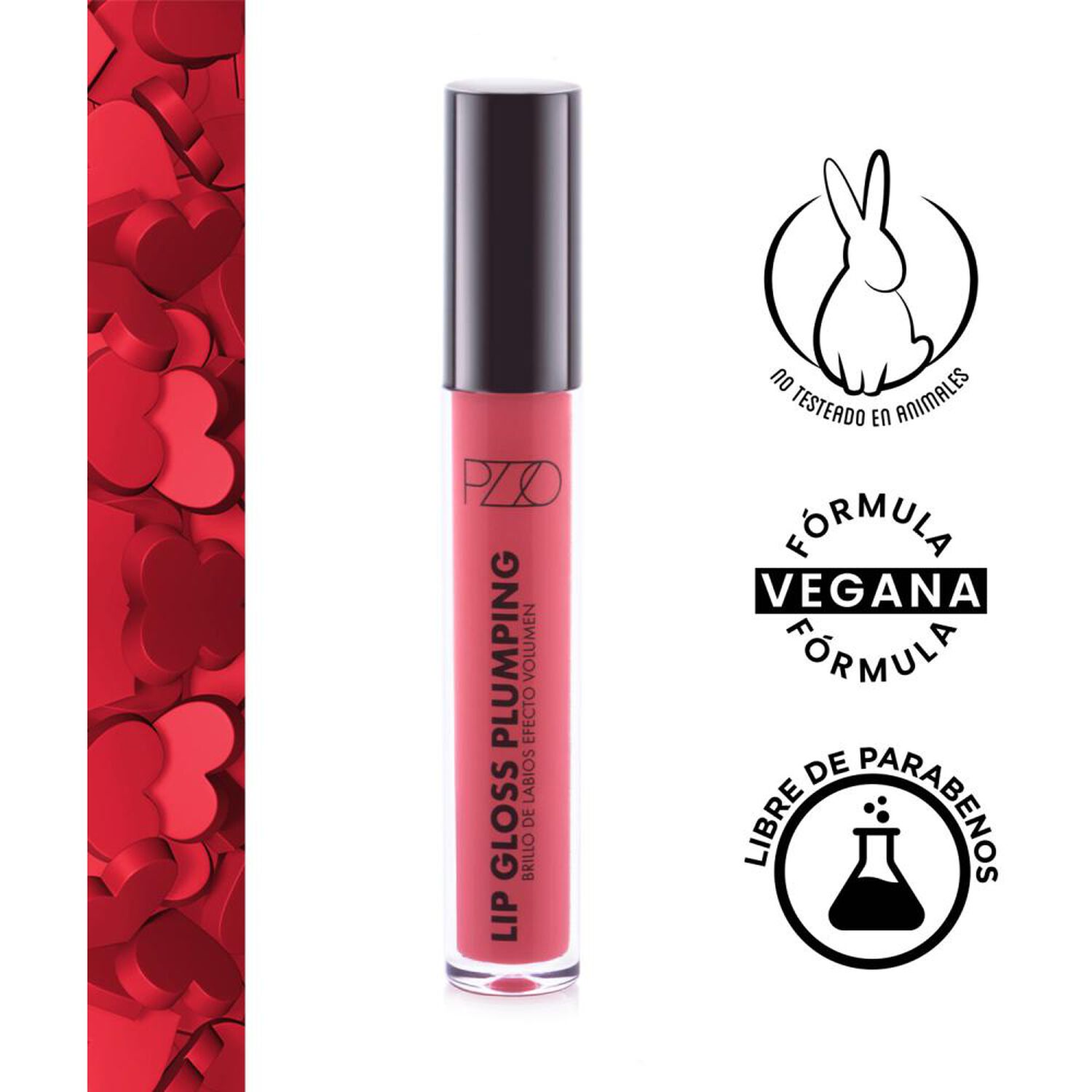 Brillo De Labios Light Pumpling Red 01 Petrizzio image number 2.0