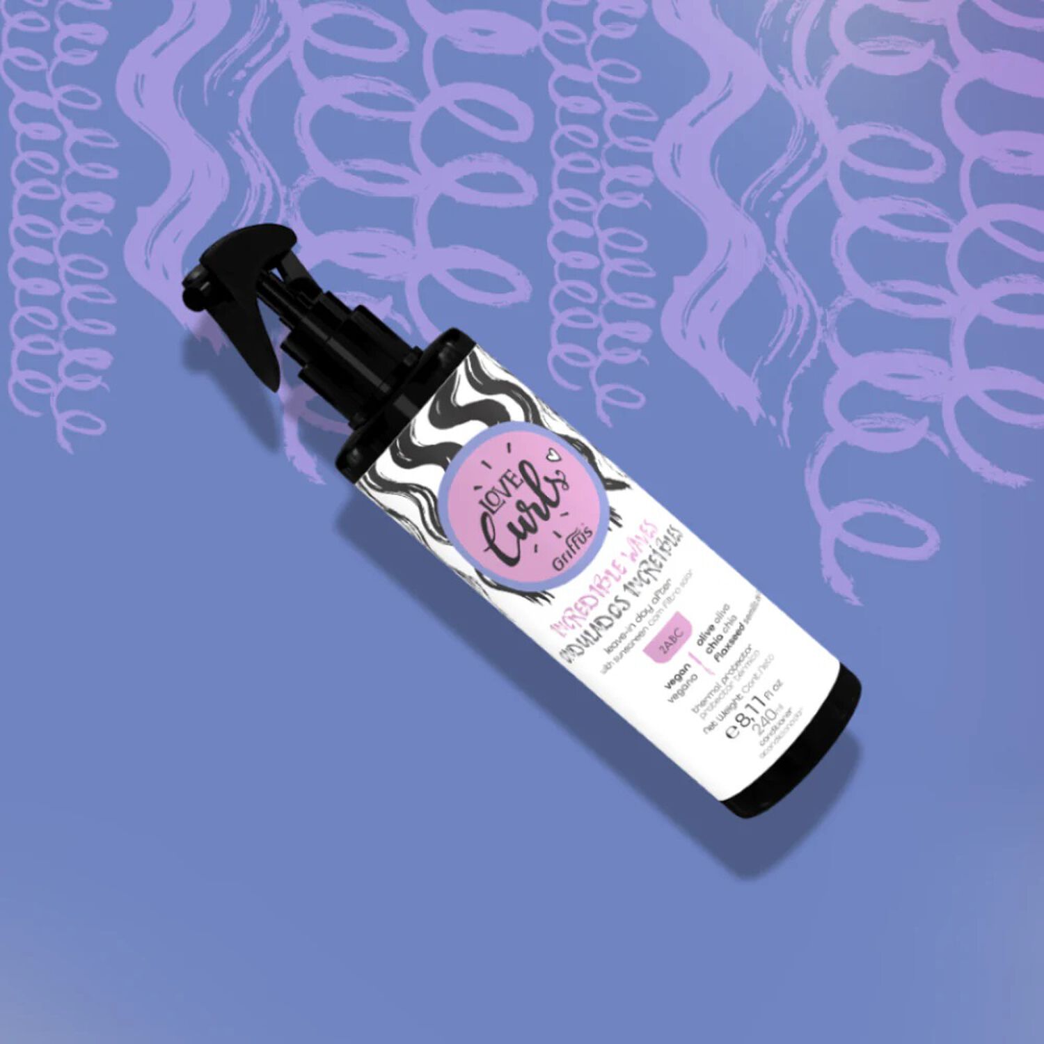 Leave-in Ondas Increibles 240ml Griffus image number 1.0