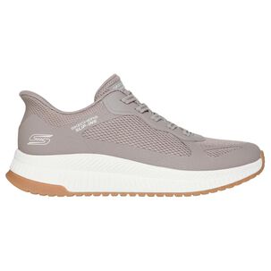 Zapatilla Urbana Mujer Skechers Bobs Squad 4 - Staple Look Taupe