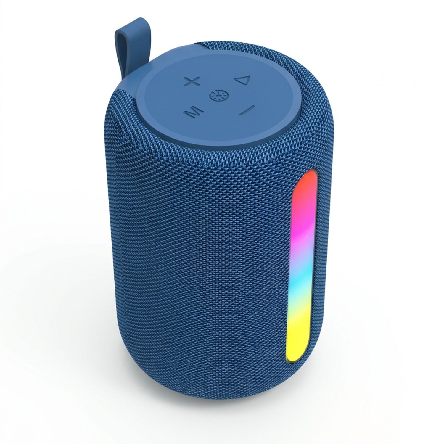 Parlante Bluetooth Port&aacute;til Con Luces Led Rgb Compacto Color Azul. image number 0.0