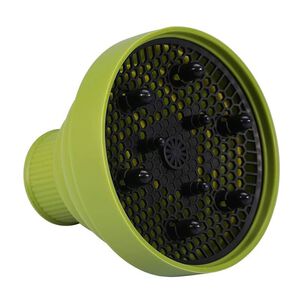Difusor Para Secador De Cabello De Silicona Plegable Verde