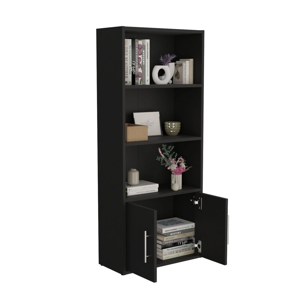 Biblioteca 120.9x50.8x23.5 Cm 2 Puertas 4 Niveles image number 1.0