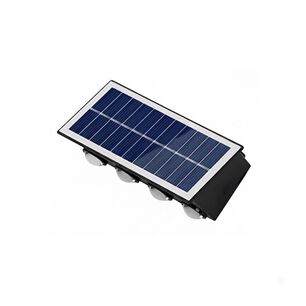 Foco Solar Led Exterior Aplique Pared Jardin Impermeable