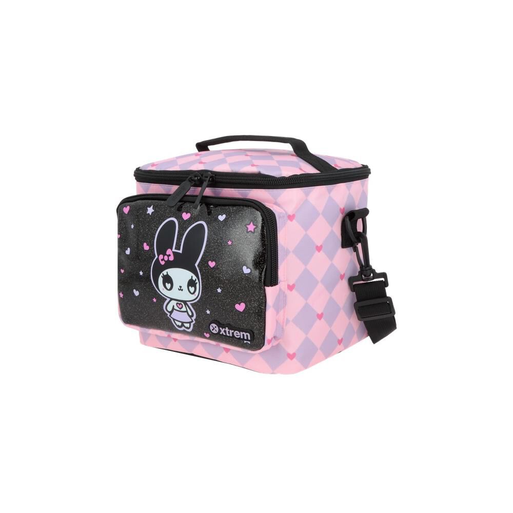Lonchera T&eacute;rmica Xtrem Oregon 6xt Gato Negro/lila image number 1.0