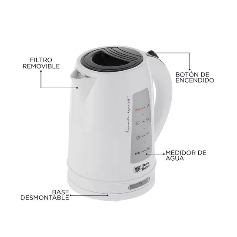 Hervidor Electrico 2000ml Blanco Ut-klar20pw Ursus Trotter image number 2.0