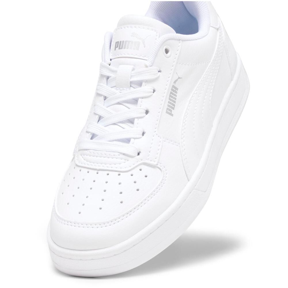 Zapatilla Juvenil Unisex Puma Caven Blanco image number 4.0