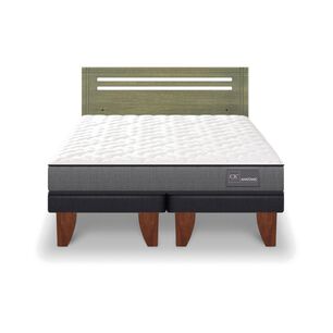 Cama Europea Cic Anatomic / 2 Plazas / Base Dividida + Respaldo