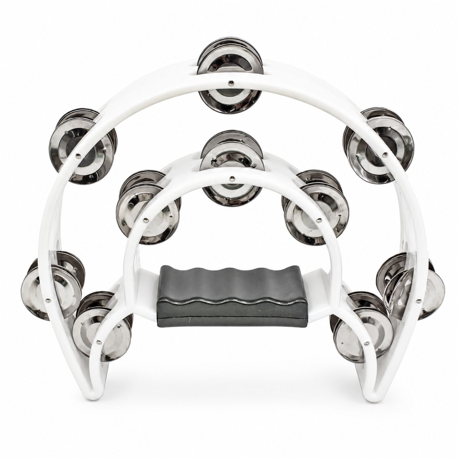 Pandero Media Luna Hendrix White Ergon&oacute;mico Profesional - Ps image number 0.0