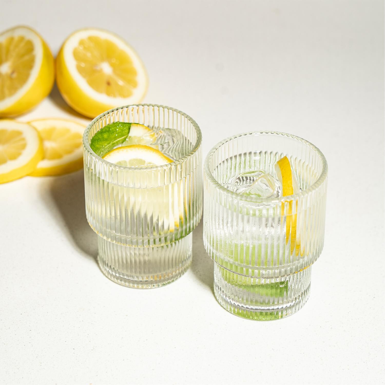 Set 6 Vasos Corto Vintage Charlotte 200ml Simplit image number 1.0