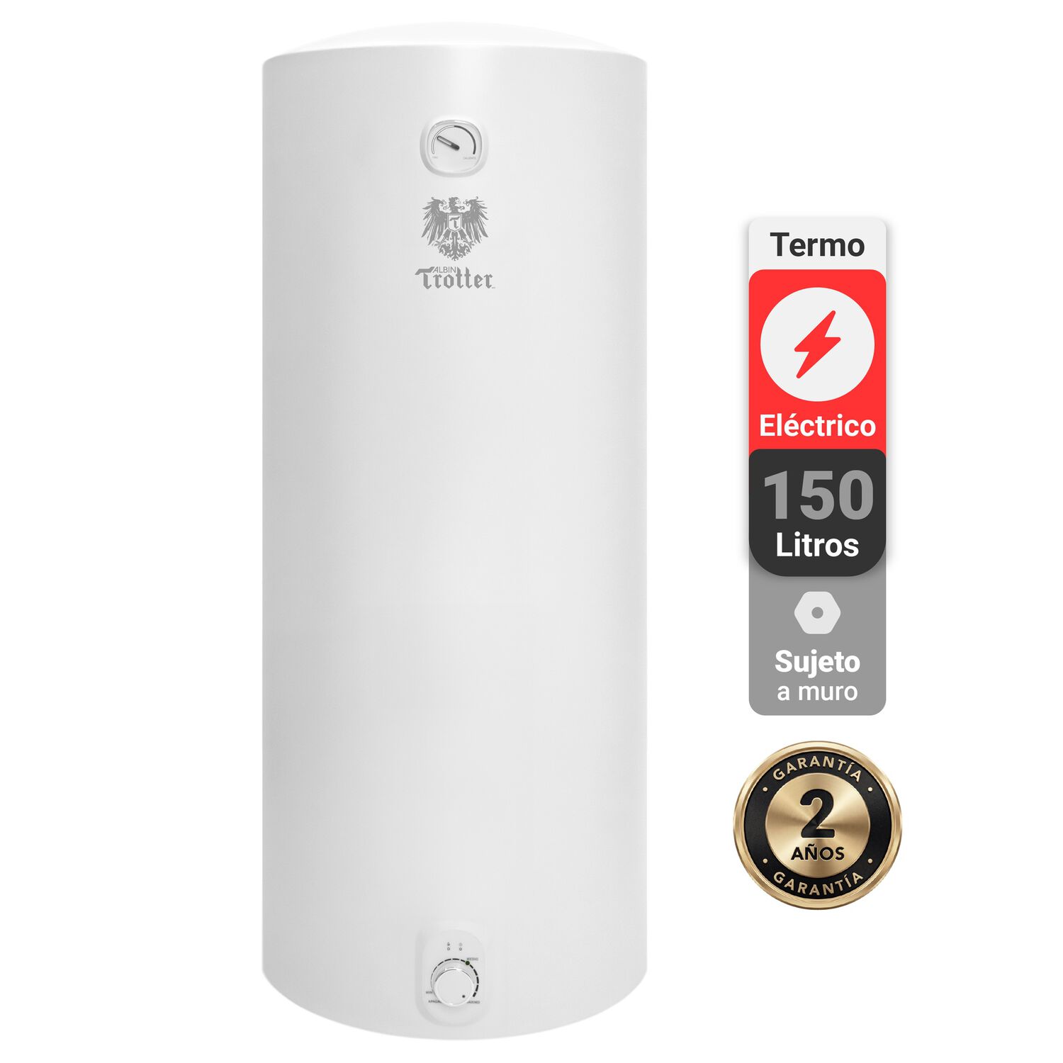 Termo El&eacute;ctrico Albin Trotter 150 Litros 1,5 Kw image number 0.0