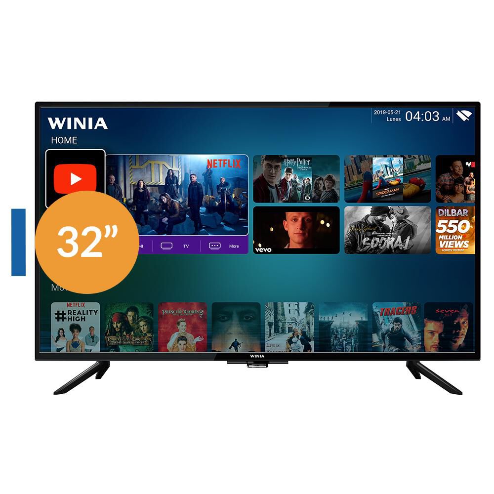 Led 32" Winia L32V750BAS / HD / Smart TV image number 0.0