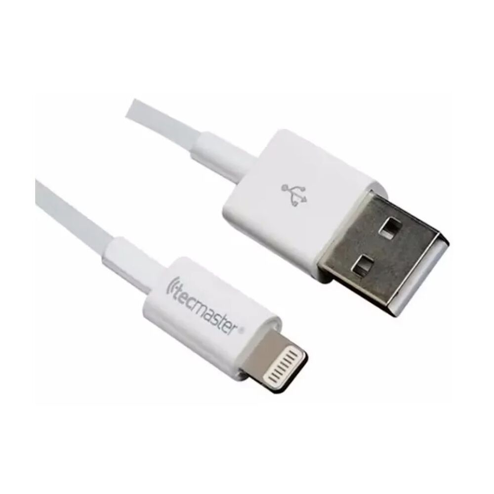 Cable Cargador Para Iphone Usb Lightning 1m Certificado Tecmaster image number 0.0
