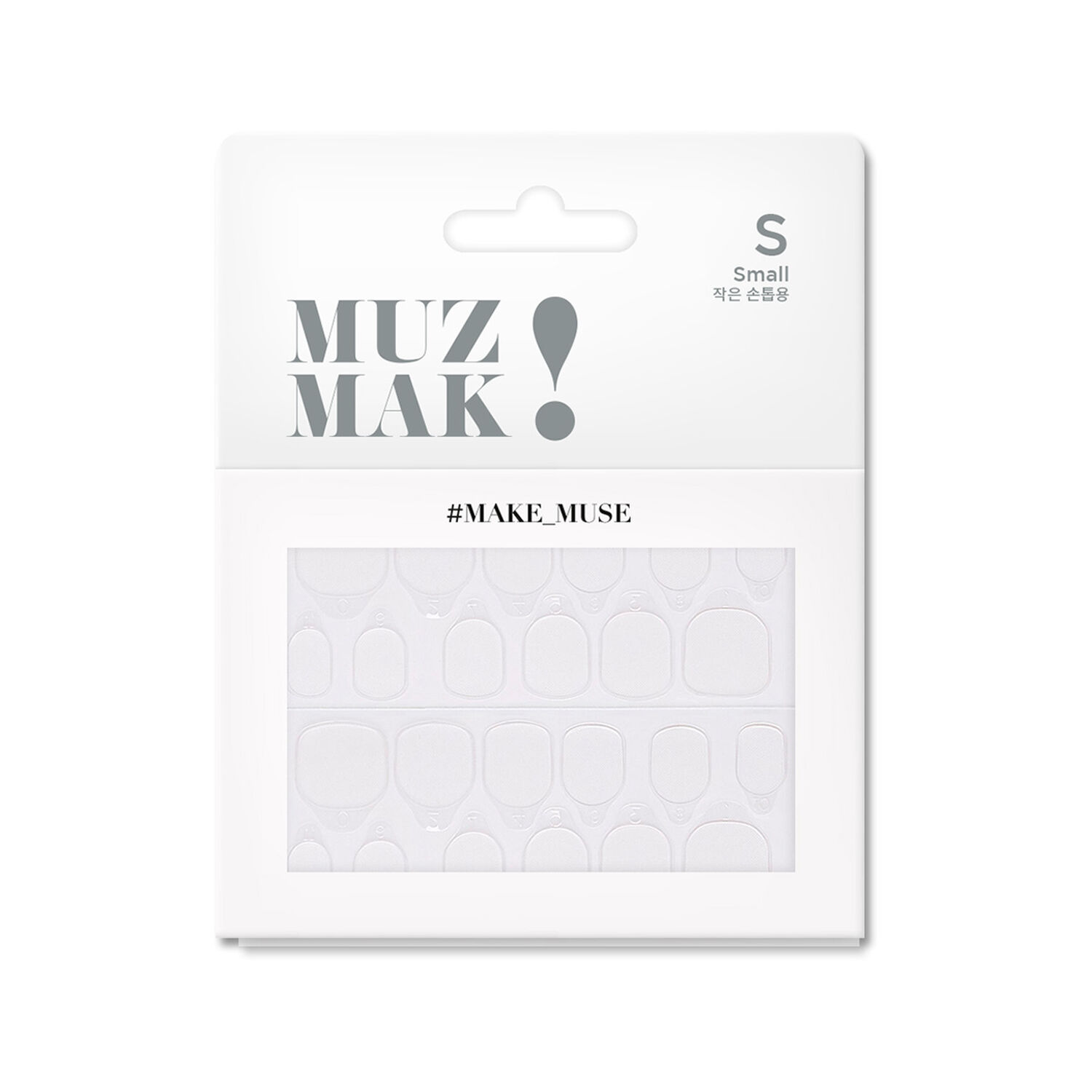 Muzmak - Tips Adhesivos Para Reutilizar U&ntilde;as Press On Talla S 240 U. image number 0.0