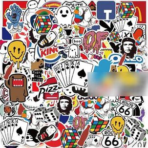 Pack Sticker Logotipos De Marcas
