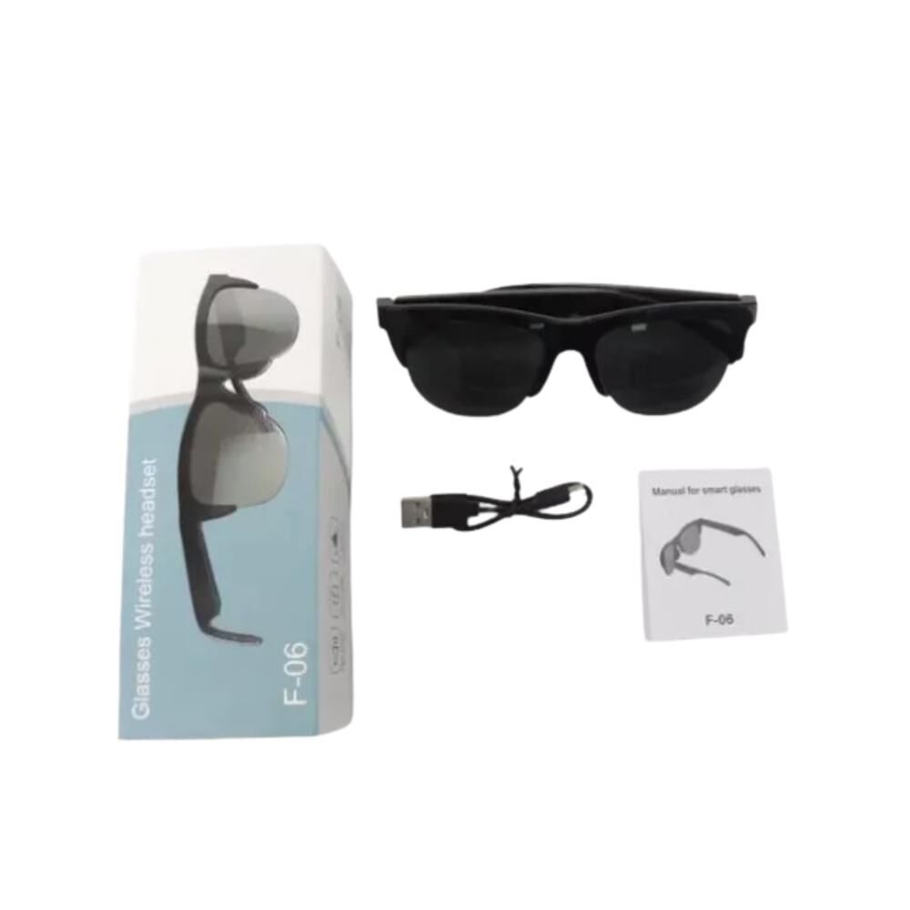 Gafas Lentes Inalámbricas Inteligentes De Sol F06 Bluetooth image number 6.0