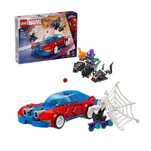 Lego Marvel - Auto De Carreras De Spider-man Y Duende Verde Venomizado - 76279