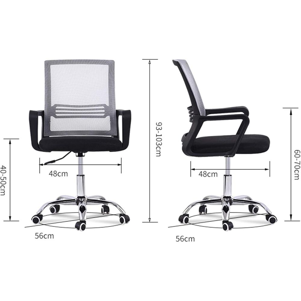 Silla De Oficina Ergon&oacute;mica Santiago Con Altura Ajustable Y Soporte Lumbar image number 7.0